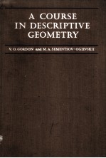 A COURSE IN DESCRIPTIVE GEOMETRY