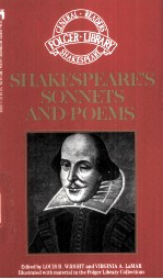 SHAKESPEARE'S SONNETS AND POEMS