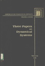 AMERICAN MATHEMATICAL SOCIETY TRANSLATIONS SERIES 2 VOLUME 16 THREE PAPERS ON DYNAMICAL SYSTEMS