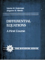 DIFFERENTIAL EQUATIONS：A FIRST COURSE