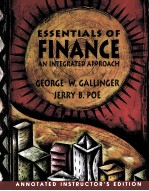 ESSENTIALS OF FINANCE AN INTERATED APPROACH