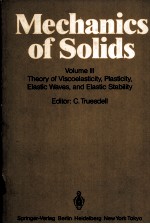 MECHANICS OF SOLIDS VOLUME Ⅲeory of Viscoelasticity