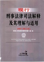 现行刑事法律司法解释及其理解与适用  第3版