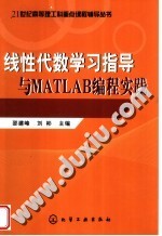 线性代数学习指导与MATLAB编程实践