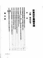 林业参考资料之一 林业法令汇编 下篇 法规条例