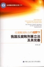 反腐败国际公约视野下我国反腐败刑事立法及其完善