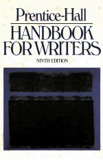 PRENTICE-HALL HANDBOOK FOR WRITERS NINTH EDITION