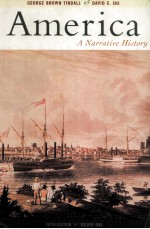 AMERICA A NARRATIVE HISTORY FIFTH EDITION VOLUMEⅠ GEORGE BROWN TINDALL DAVID EMORY SHI