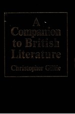 A COMPANION TO BRITISH LITERATURE