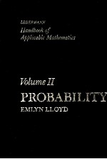 HANDBOOK OF APPLICABILE MATHEMATICS VOLUME 2 PROBABILITY