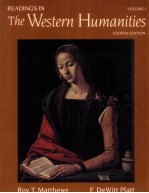 READINGS IN THE WESTERN HUMANITIES Volume Ⅰ Fourth Edition