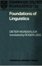 FOUNDATIONS OF LINGUISTICS