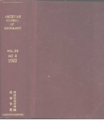 AMERICAN JOURNAL OF SOCIOLOGY VOL.89 No1-3 1983