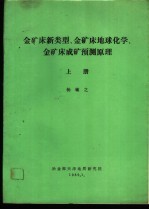 金矿床新类型、金矿床地球化学、金矿床成矿预测原理 上