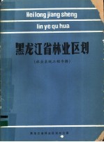 黑龙江省林业区划 林业系统工程专辑