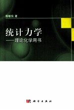 统计力学 理论化学用书