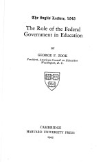 THE ROLE OF THE FEDERAL GOVERNMENT IN EDUCATION