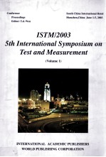 ISIM/2003 5th International Symposium on Test and Measurement(Volume 1)