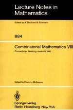 Combinatorial mathematics VIII