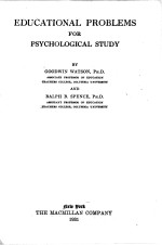 EDUCATIONAL PROBLEMS FOR PSYCHOLOGICAL STUDY