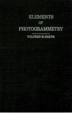 ELEMENTS OF PHOTOGRAMMETRY