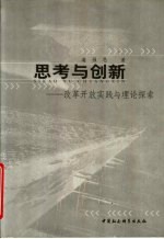 思考与创新 改革开放实践与理论探索