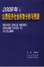 2009年山西经济社会形势分析与预测