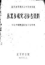 北京林学院水运专家训练班 东北参观实习参考资料