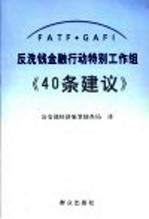 反洗钱金融行动特别工作组《40条建议》 中英文本