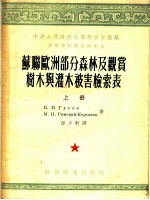 中央人民政府高等教育部推荐高等学校教材试用本 苏联欧洲部分森林及观赏树木与灌木被害检索表 上