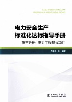 电力安全生产标准化达标指导手册 第3分册 电力工程建设项目