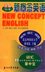 新概念英语 新版第1册 词汇掌中宝