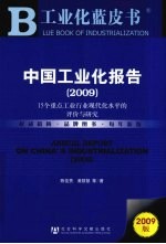 中国工业化报告 2009 15个重点工业行业现代化水平的评价与研究