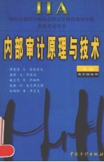 内部审计原理与技术 教学指导书 第2版