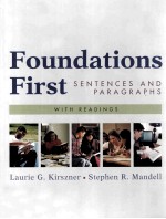 FOUNDATIONS FIRST:SENTENCES AND PARAGRAPHS WITH READINGS