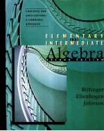 ELEMENTARY AND INTERMEDIATE ALGEBRA CONCEPTS AND APPLICATIONS:A COMBINED APPROACH SECOND EDITION