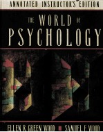 THE WORLD OF PSYCHOLOGY