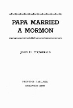 PAPA MARRIED A MORMON