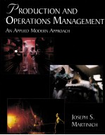 PRODUCTION AND OPEARTIONS MANAGEMENT:AN APPLIED MODERN APPROACH