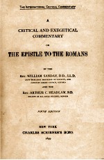 A CRITICAL AND EXEGETICAL COMMENTARY ON THE EPISTLE TO THE ROMANS FIFTH EDITION