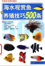 海水观赏鱼养殖技巧500条 热带鱼专家的建议