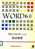 中文Word6.0培训教程