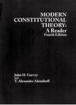 MODERN CONSTITUTIONAL THEORY:A READE FOURTH EDITION