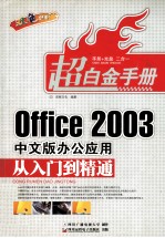 Office 2003中文版办公应用从入门到精通