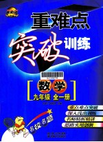 重难点突破训练  数学  九年级  全1册  最新版