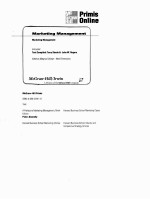 MARKETING MANAGEMENT