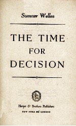 THE TIME FOR DECISION