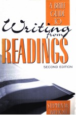 A BRIEF GUIDE TO WRITING FROM READINGS SECOND EDITION