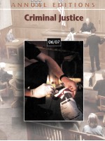 CRIMINAL JUSTICE 06/07 THIRTIETH EDITION