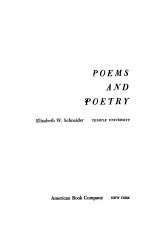 POEMS AND POETRY